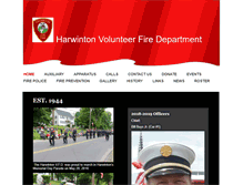 Tablet Screenshot of harwintonvfd.org